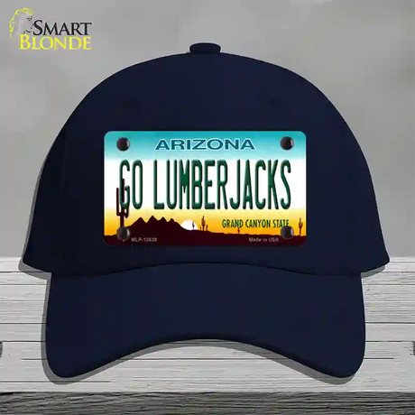 Go Lumberjacks Novelty License Plate Hat Cotton / Navy