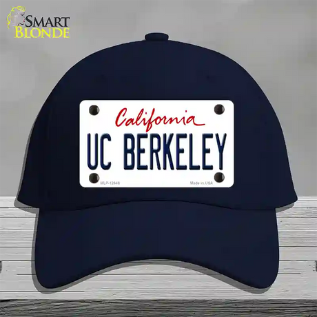 UC Berkeley Novelty License Plate Hat Cotton / Navy