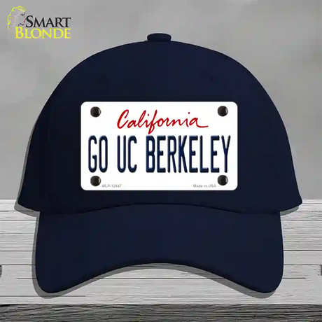 Go UC Berkeley Novelty License Plate Hat Cotton / Navy