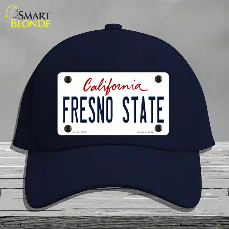 Fresno State Novelty License Plate Hat Cotton / Navy