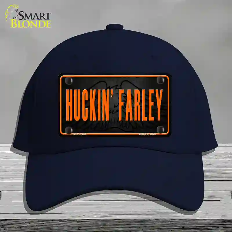 Huckin Farley Novelty License Plate Hat Cotton / Navy