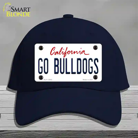 Go Bulldogs Novelty License Plate Hat Cotton / Navy