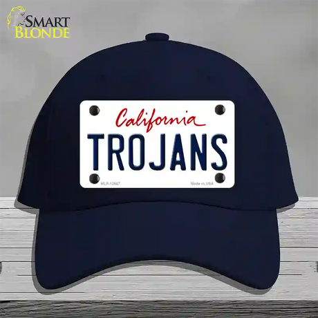 Trojans Novelty License Plate Hat Cotton / Navy