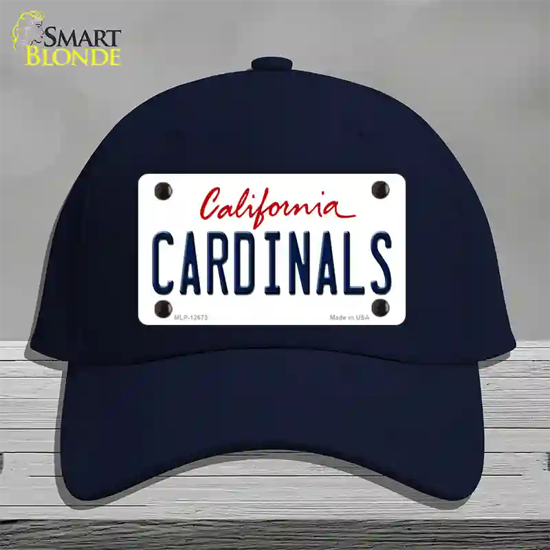 Cardinals Novelty License Plate Hat Cotton / Navy