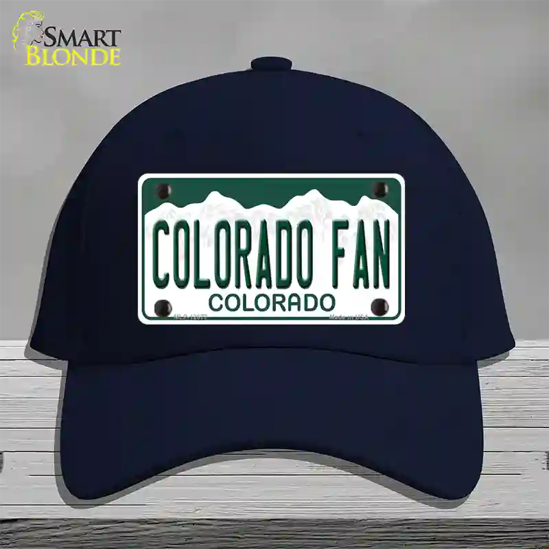 Colorado Fan Novelty License Plate Hat Cotton / Navy