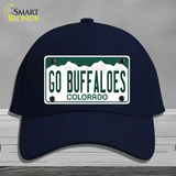 Go Buffaloes Novelty License Plate Hat Cotton / Navy