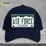 Air Force Novelty License Plate Hat Cotton / Navy