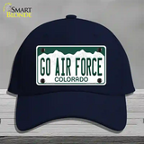 Go Air Force Novelty License Plate Hat Cotton / Navy