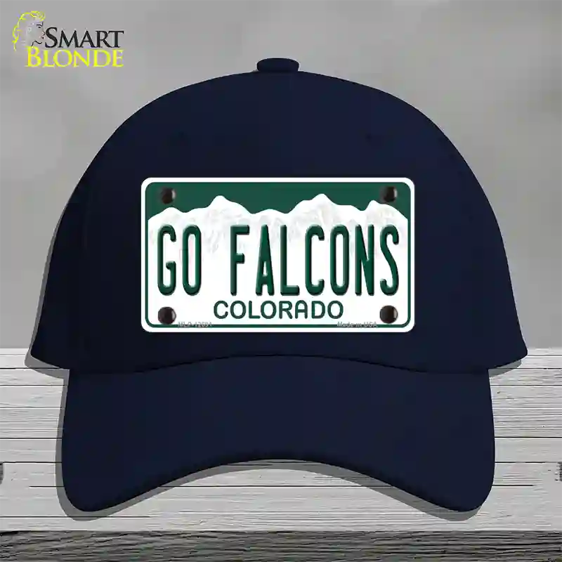 Go Falcons Novelty License Plate Hat Cotton / Navy