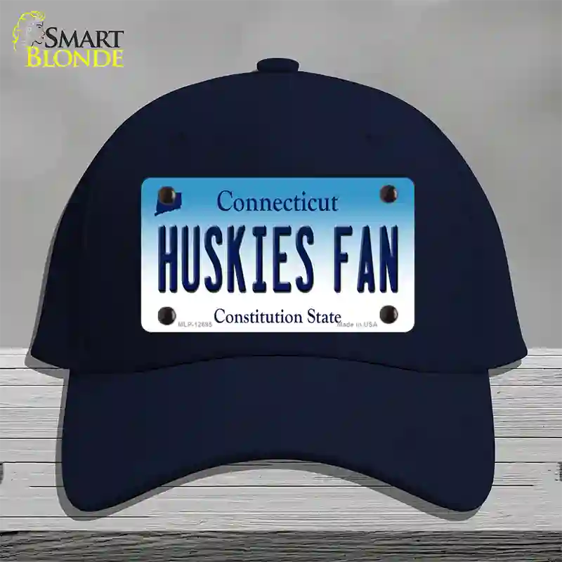 Huskies Fan Novelty License Plate Hat Cotton / Navy