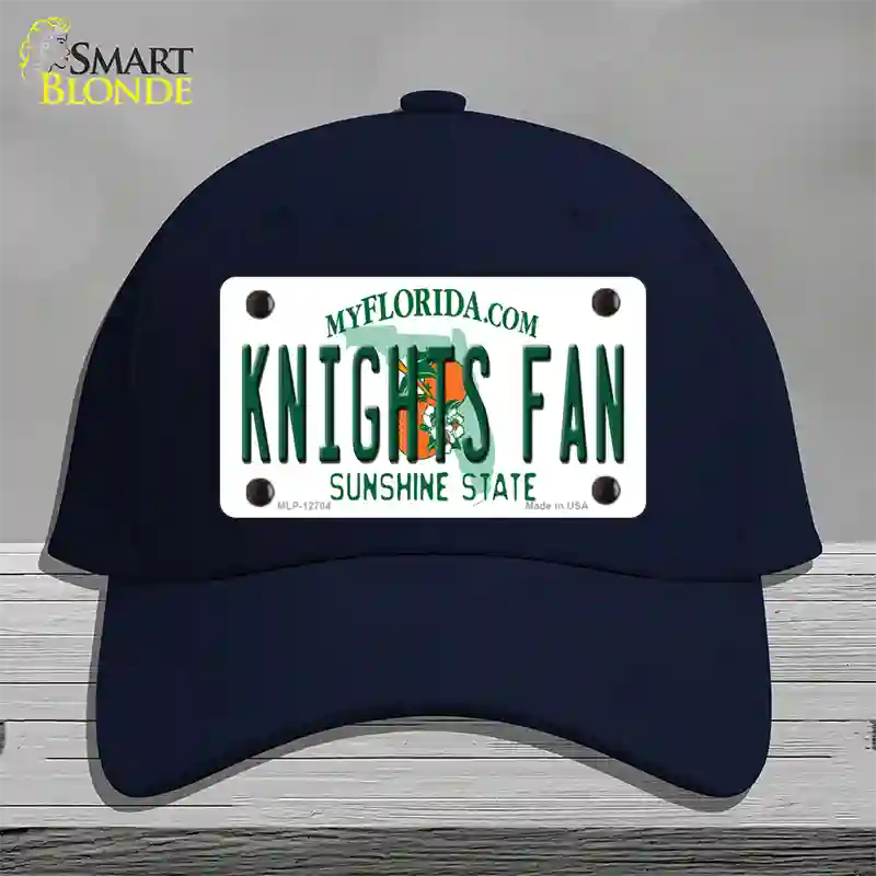 Knights Fan Novelty License Plate Hat Cotton / Navy