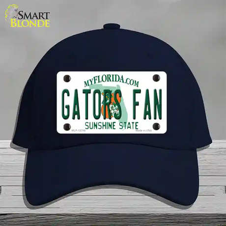 Gators Fan Novelty License Plate Hat Cotton / Navy