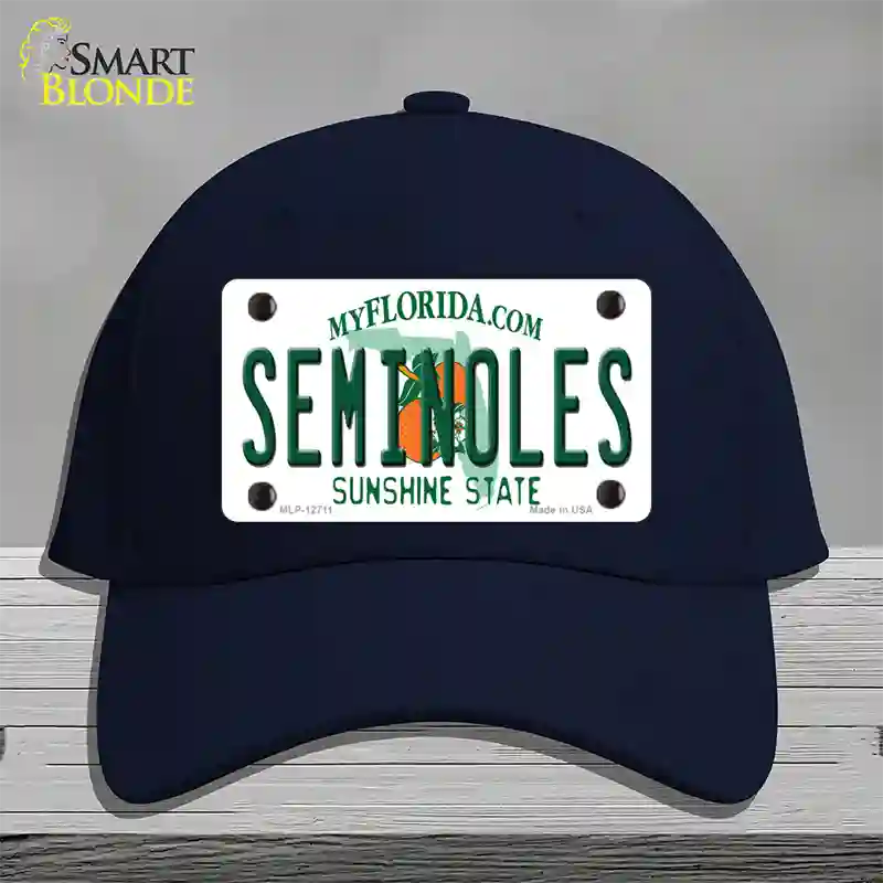 Seminoles Novelty License Plate Hat Cotton / Navy