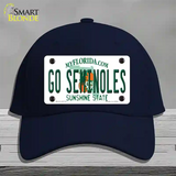 Go Seminoles Novelty License Plate Hat Cotton / Navy