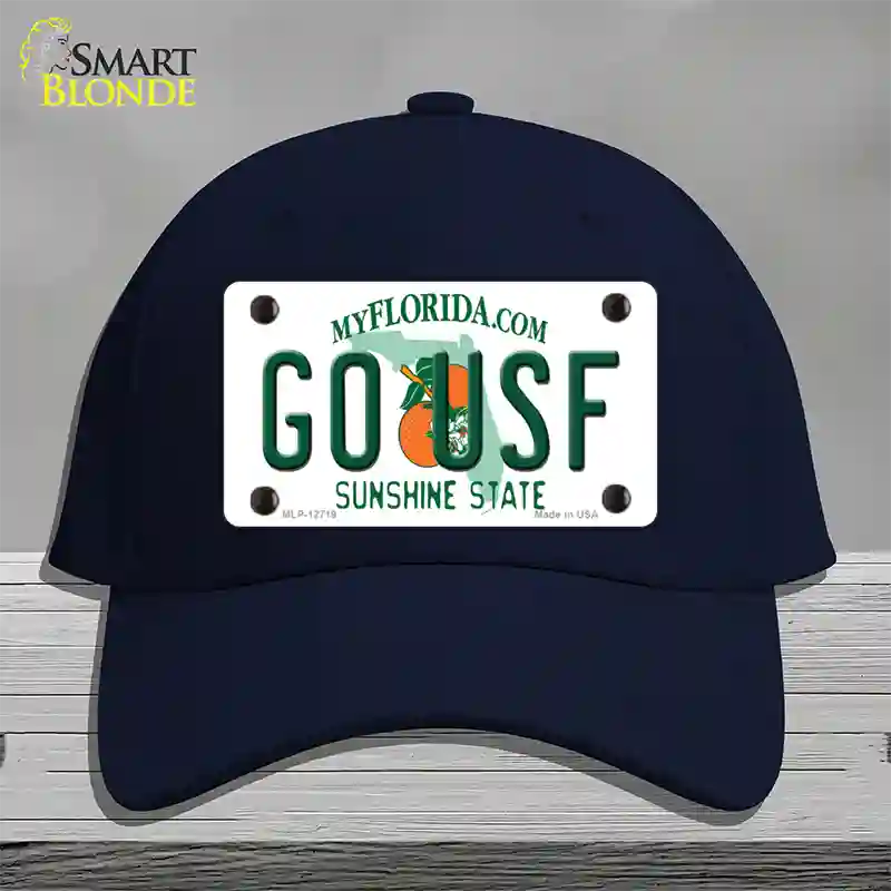 Go USF Novelty License Plate Hat Cotton / Navy