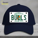 Bulls Novelty License Plate Hat Cotton / Navy