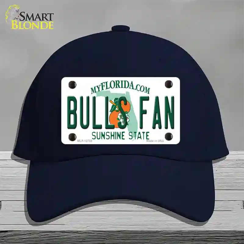 Bulls Fan Novelty License Plate Hat Cotton / Navy