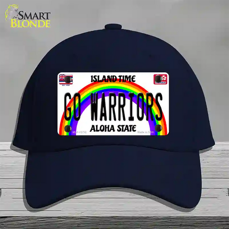 Go Warriors Novelty License Plate Hat Cotton / Navy