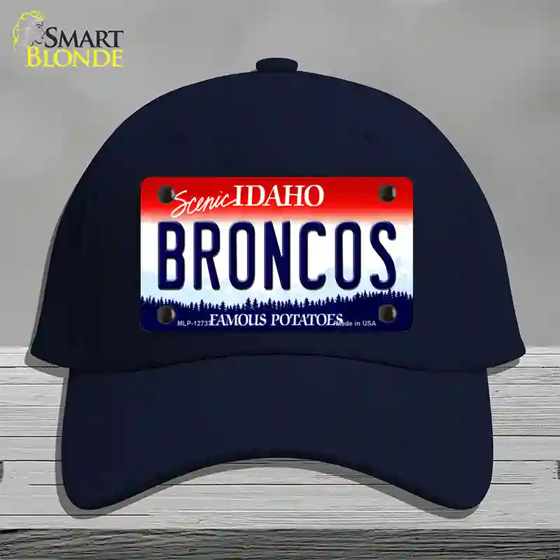 Broncos Novelty License Plate Hat Cotton / Navy