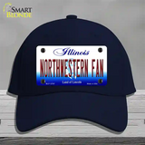 Northwestern Fan Novelty License Plate Hat Cotton / Navy