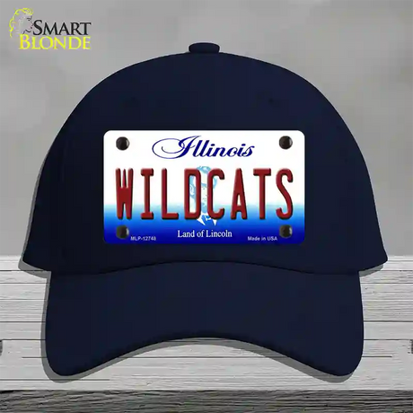 Wildcats Novelty License Plate Hat Cotton / Navy