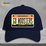 Go Hoosiers Novelty License Plate Hat Tag Cotton / Navy