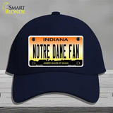 Notre Dame Fan Novelty License Plate Hat Tag Cotton / Navy