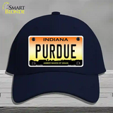 Purdue Novelty License Plate Hat Tag Cotton / Navy