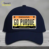 Go Purdue Novelty License Plate Hat Tag Cotton / Navy