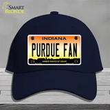 Purdue Fan Novelty License Plate Hat Tag Cotton / Navy