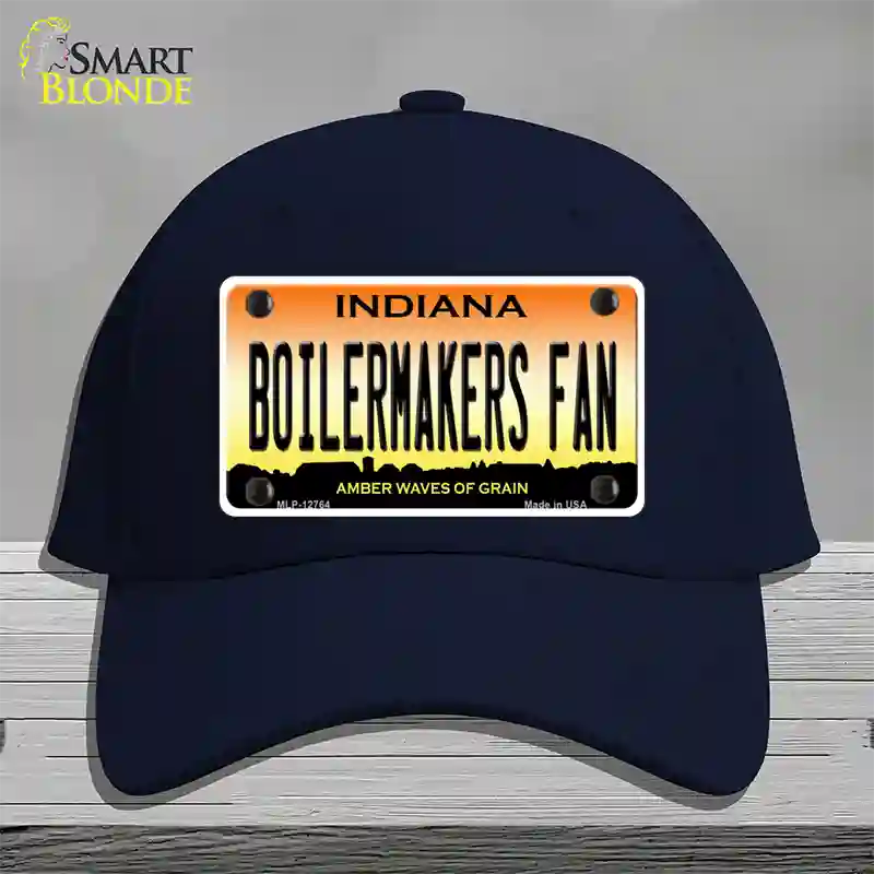 Boilermakers Fan Novelty License Plate Hat Tag Cotton / Navy