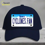 Cyclones Fan Novelty License Plate Hat Tag Cotton / Navy