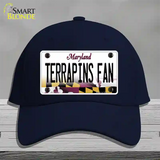 Terrapins Fan Novelty License Plate Hat Tag Cotton / Navy