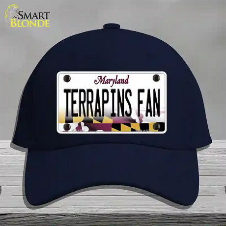 Terrapins Fan Novelty License Plate Hat Tag Cotton / Navy