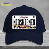 Midshipmen Novelty License Plate Hat Tag Cotton / Navy