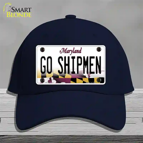 Go Shipmen Novelty License Plate Hat Tag Cotton / Navy