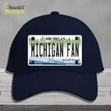 Michigan Fan Novelty License Plate Hat Cotton / Navy