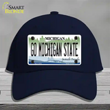 Go Michigan State Novelty License Plate Hat Cotton / Navy