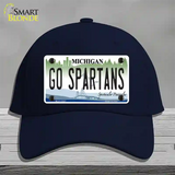 Go Spartans Novelty License Plate Hat Cotton / Navy