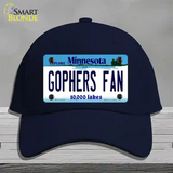 Gophers Fan Novelty License Plate Hat Cotton / Navy