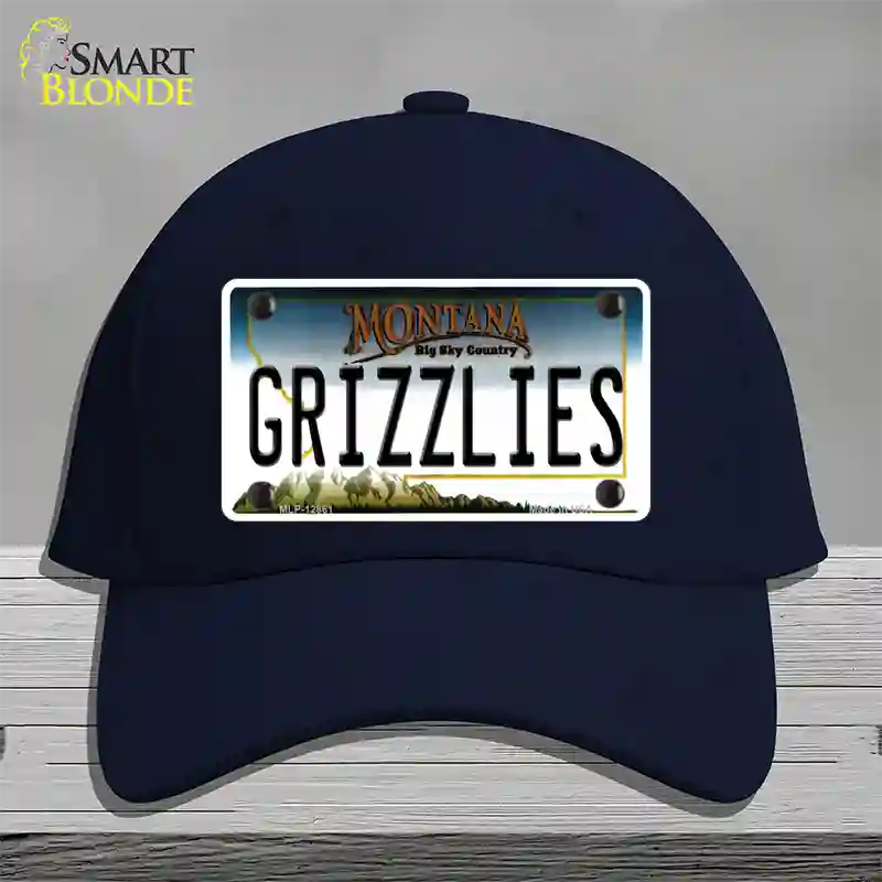 Grizzlies Novelty License Plate Hat Cotton / Navy