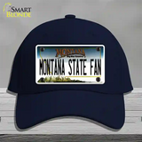 Montana State Fan Novelty License Plate Hat Cotton / Navy