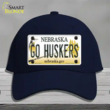 Go Huskers Novelty License Plate Hat Cotton / Navy