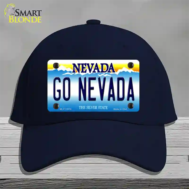 Go Nevada Novelty License Plate Hat Cotton / Navy