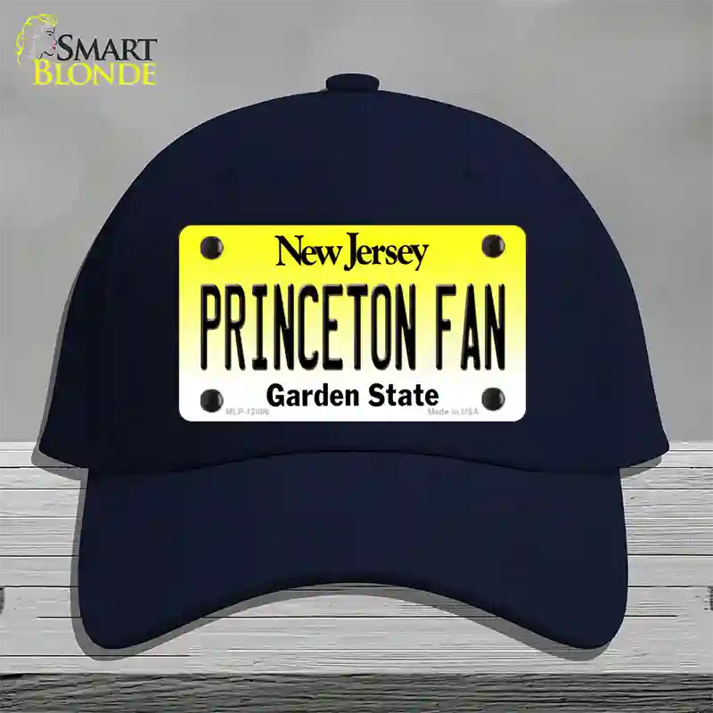 Princeton Fan Novelty License Plate Hat Cotton / Navy