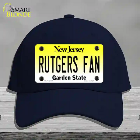 Rutgers Fan Novelty License Plate Hat Cotton / Navy