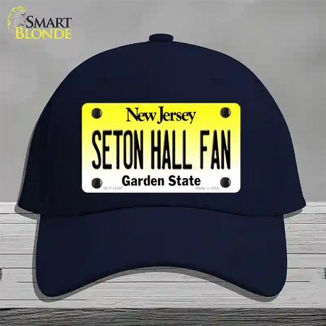 Seton Hall Fan Novelty License Plate Hat Cotton / Navy