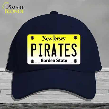 Pirates Novelty License Plate Hat Cotton / Navy