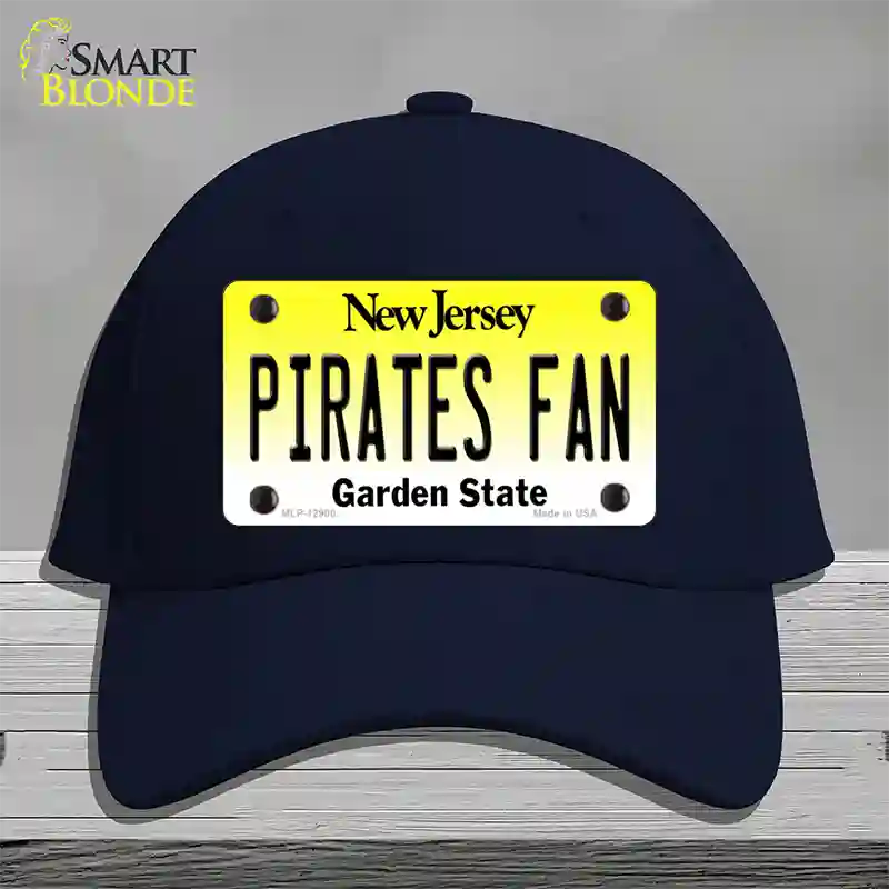 Pirates Fan Novelty License Plate Hat Cotton / Navy