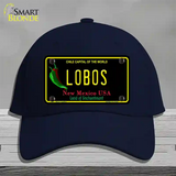 Lobos Novelty License Plate Hat Cotton / Navy